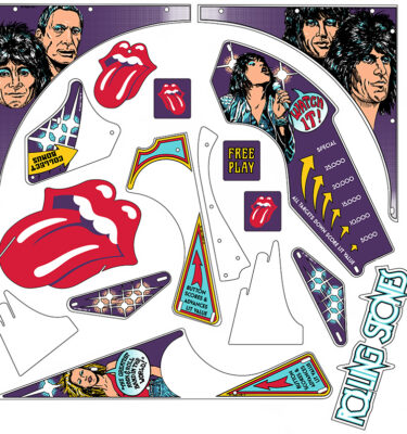 Rolling Stones CPR Reproduction Plastics Set