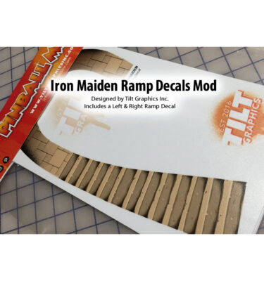 Iron Maiden (Stern) Stone Steps Ramp Decals - Large
