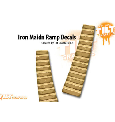 Iron Maiden (Stern) Stone Steps Ramp Decals - Small