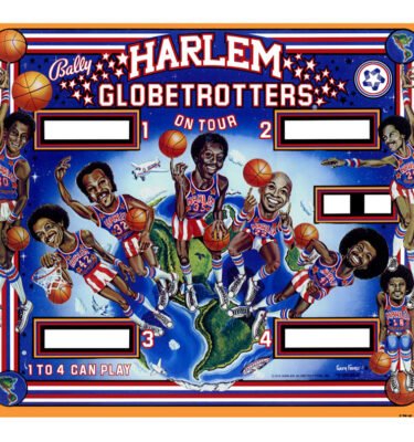 Harlem Globetrotters Backglass