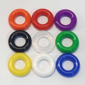 Perfect Play­ 3/8" Silicone Rubber Ring - Various Colors