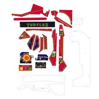Teenage Mutant Ninja Turtles (DE) Plastic Set - 830-5420-XX