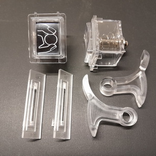 Clear Coin Door Button Conversion Kit