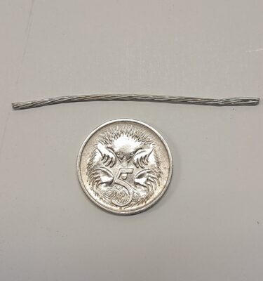 Uninsulated tinned copper wire 18AWG
