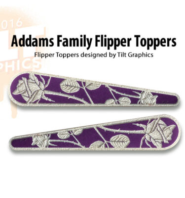 Addams Family Rose Flipper Toppers