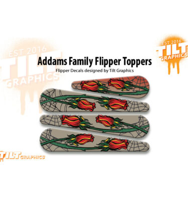 Addams Family Rose Flipper Toppers