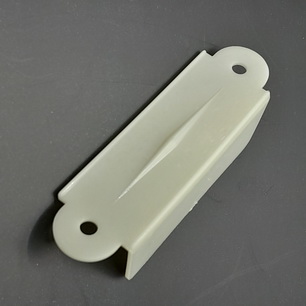 Lane Guide Opaque White 2-1/2" Single Sided - A-9397W
