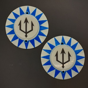 Stern Trident Pop Bumper Cap Set - PCS1810