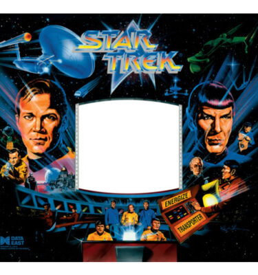 Star Trek 25th Anniversary DE - Mirrored Translite-To-Backglass (Seconds)