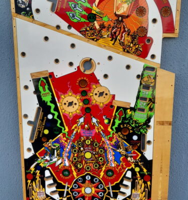 Bally Flash Gordon CPR Silkscreened Playfield - New (Seconds)