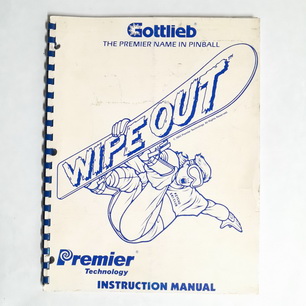 Gottlieb Wipeout Manual - Used