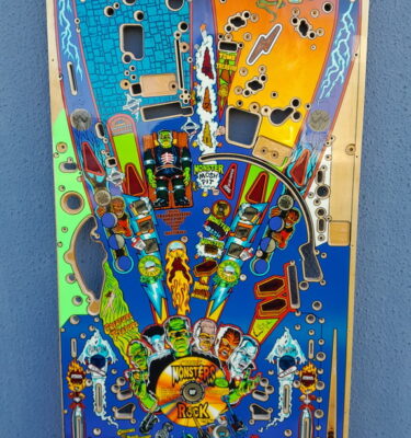Williams Monster Bash Silkscreened Playfield IPB - New