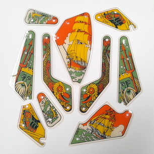 Gottlieb "Buccaneer" Plastic Set - Used