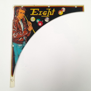 Bally Eight Ball Left Arch Plastic - Used