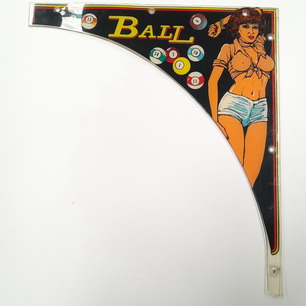 Bally Eight Ball Right Arch Plastic - Used