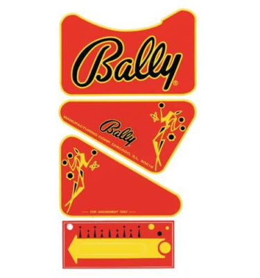 Bally KISS Apron Decal Set