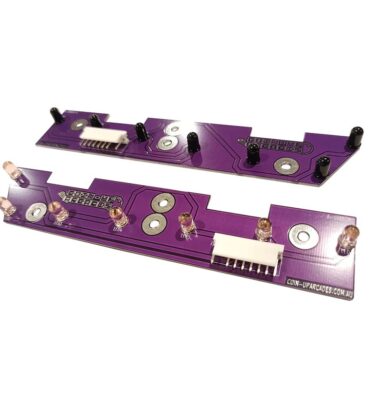 Bally / Williams 7 Ball Opto Trough Board Set for 6/4 Balls - A-18617, A-18618, A-18617-1, A-18618-1