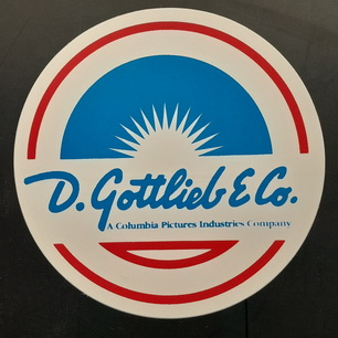Gottlieb Coin Door Decal - A-18768A