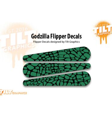 Godzilla Inspired Flipper Decals - Scales