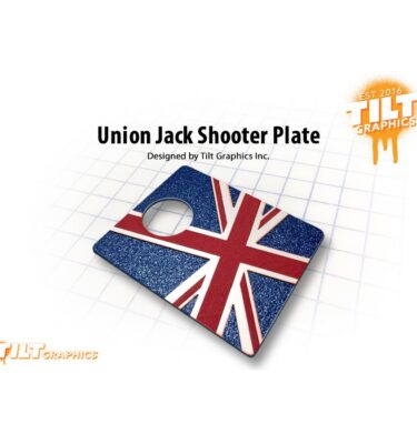 Iron Maiden 3D Shooter Plate - Union Jack