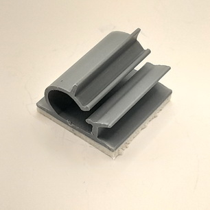 Locking Cable Clip 1/4" Adhesive - 03-7722-4