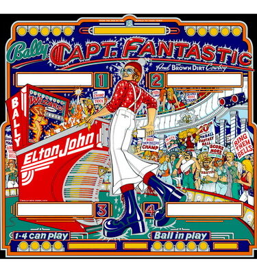 Captain Fantastic Backglass