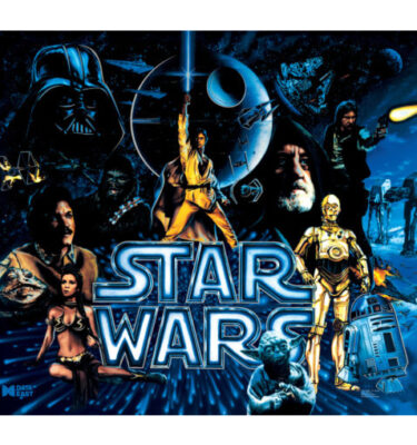 Star Wars Data East Mirrored Backglass