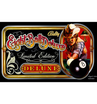Eight Ball Deluxe (LE) Backglass