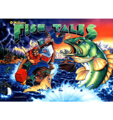 Fish Tales Mirrored Backglass