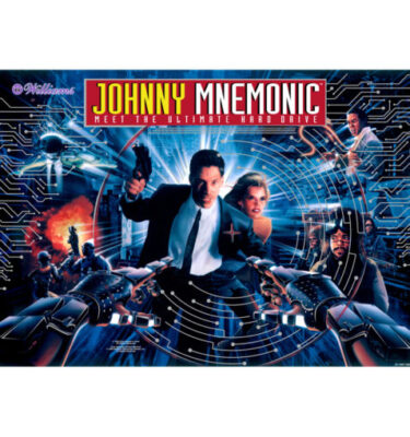 Johnny Mnemonic Mirrored Backglass
