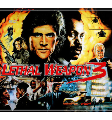 Lethal Weapon 3 Mirrored Backglass