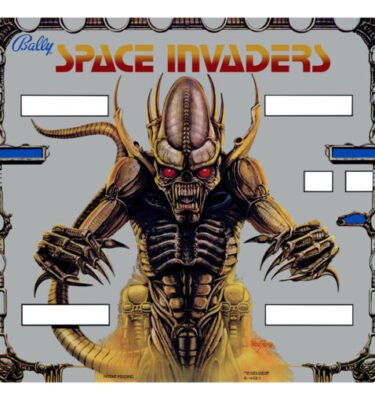 Space Invaders Backglass
