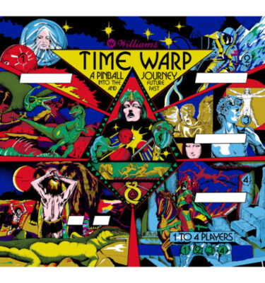 Time Warp Backglass