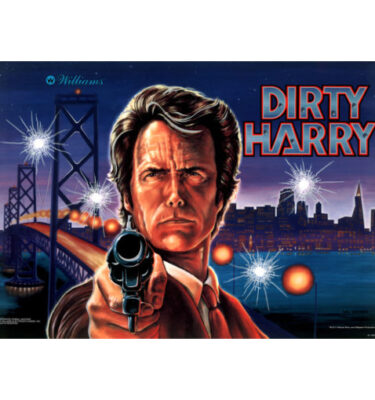 Dirty Harry Mirrored Backglass