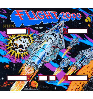 Flight 2000 Backglass