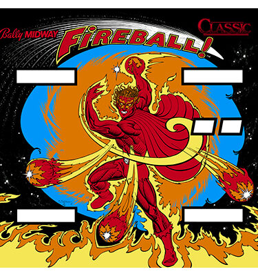 Fireball Classic Backglass