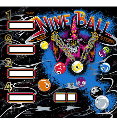 Nine Ball Backglass