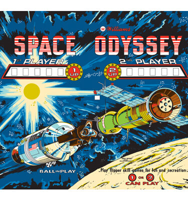 Space Odyssey Backglass