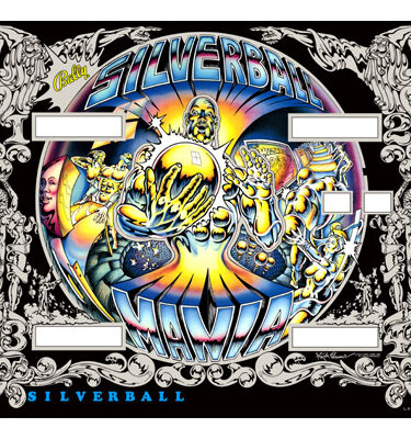 Silverball Mania Backglass