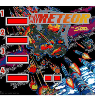 Meteor Backglass Red Windows Version
