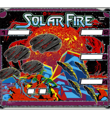 Solar Fire Backglass