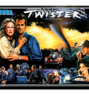 Twister Mirrored Backglass