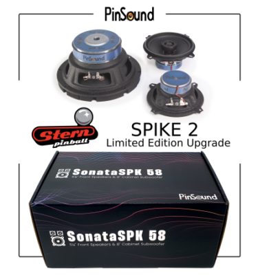 SonataSPK PinSound Speakers - Stern SPIKE2 - Limited Edition Upgrade