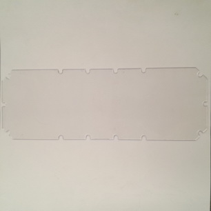 WPC-95 Clear Display Shield With Push Nuts - 01-13636