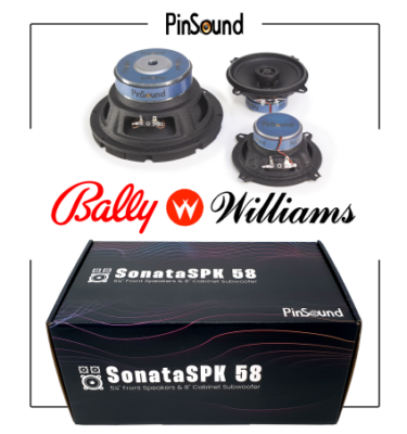 SonataSPK PinSound Speakers for PLUS/NEO - Bally / Williams