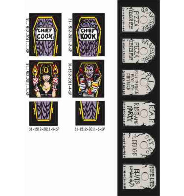 Elvira And The Party Monsters Decal Set