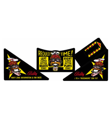 Party Zone Apron Decal Set