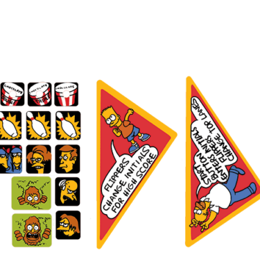 Simpsons (Data East) Decal Set