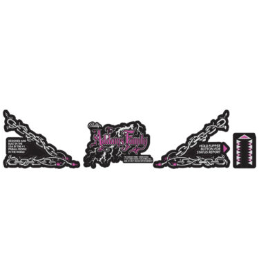 Addams Family Apron Decal Set