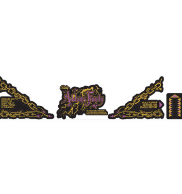 Addams Family GOLD Apron Decal Set